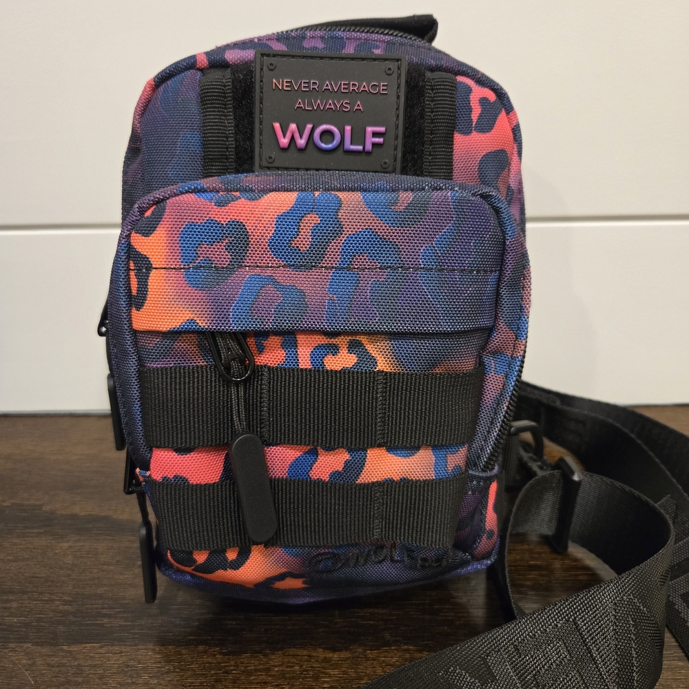 Wolfpak 4L Mini Tactical Sling Bag - Neon Leopard
